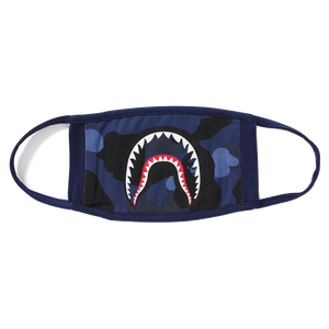 Bape Shark Camo Mask - Blue