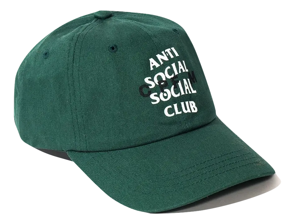 CPFM X Anti Social Social Club Weird Cap - Green Anti Social Social Club