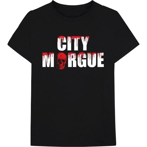 VLone x City Morgue Dogs Tee - Black - Used VLone