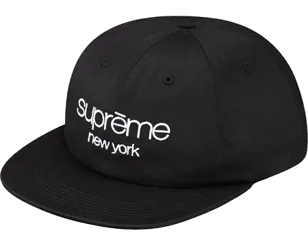 Supreme Multicolor Twill Classic Logo Panel Hat Supreme