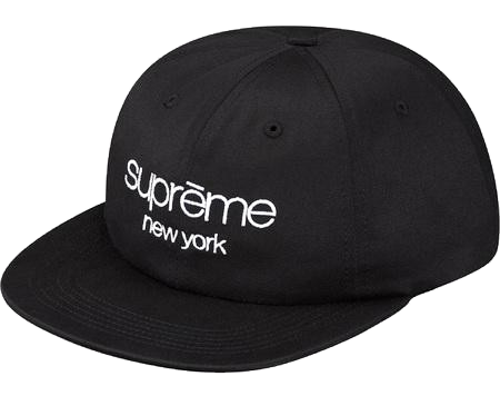 Supreme Multicolor Twill Classic Logo Panel Hat