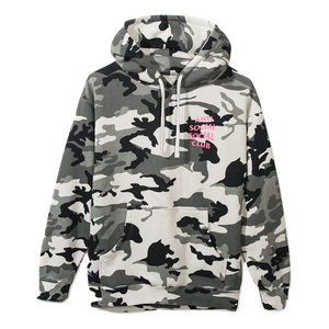 Anti Social Social Club Frozen Hoodie - Snow Camo w/Pink