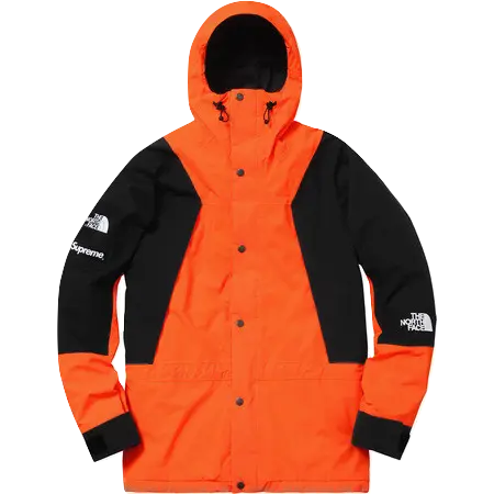 Supreme/The North Face Mountain Light Jacket - Power Orange - Used Supreme