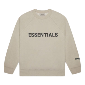 FEAR OF GOD ESSENTIALS 3D Silicon Applique Crewneck - String/Tan Fear of God