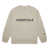 FEAR OF GOD ESSENTIALS 3D Silicon Applique Crewneck - String/Tan