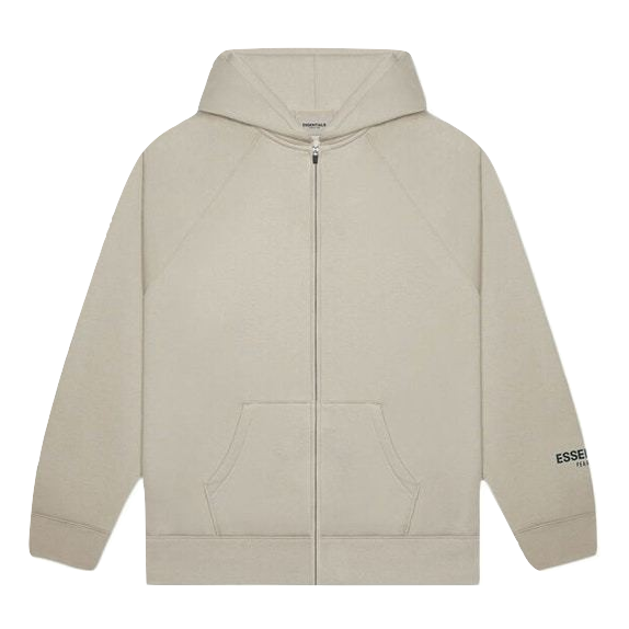 FOG Essentials 3D Silicon Applique Full Zip Jacket - Tan Fear of God
