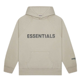 FEAR OF GOD ESSENTIALS 3D Silicon Applique Pullover Hoodie - String/Tan