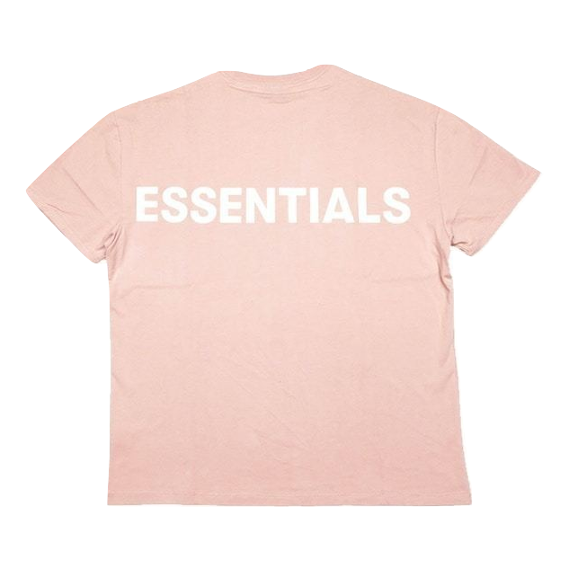 Fear of God Essentials Pink 3M Logo Boxy T-Shirt -Blush Fear of God