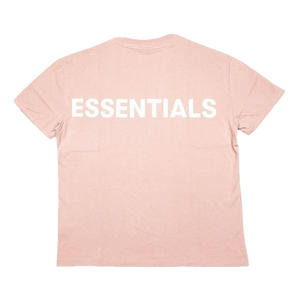 Fear of God Essentials Pink 3M Logo Boxy T-Shirt -Blush - Used