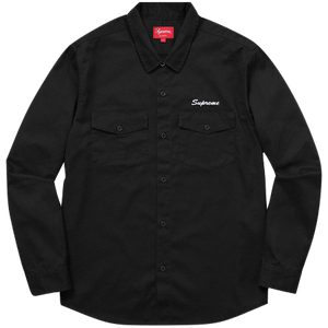 Supreme Waste Work Shirt - Black