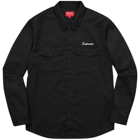 Supreme Waste Work Shirt - Black