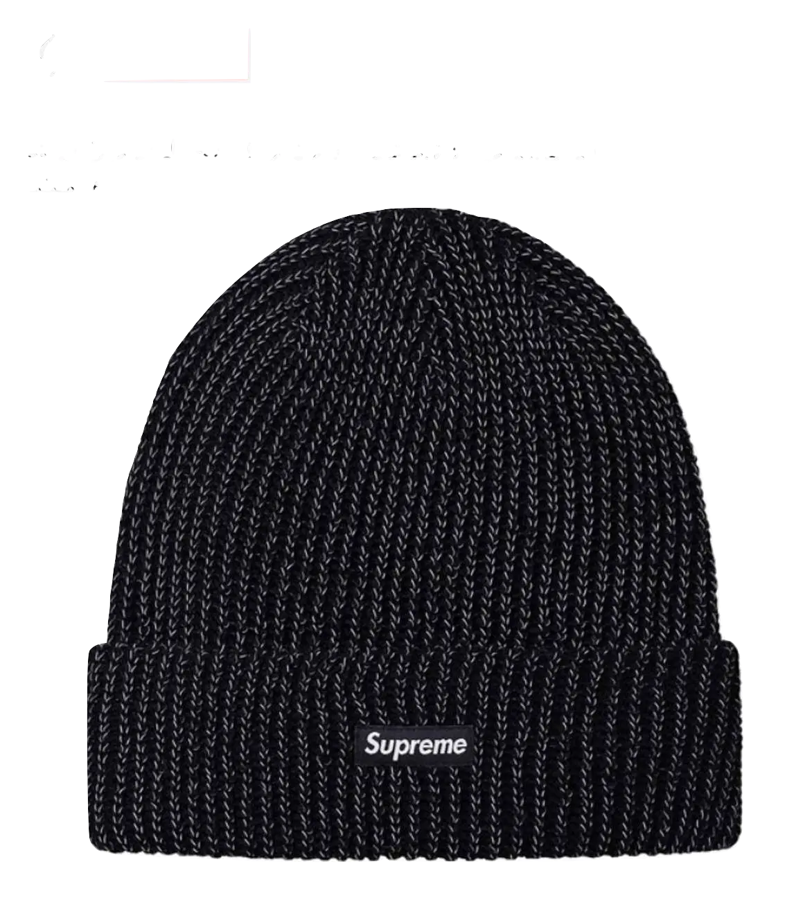 Supreme Reflective Loose Gauge Beanie Supreme