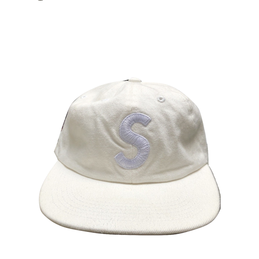 Supreme Washed Denim S Logo 6 Panel Black - SS17 - US