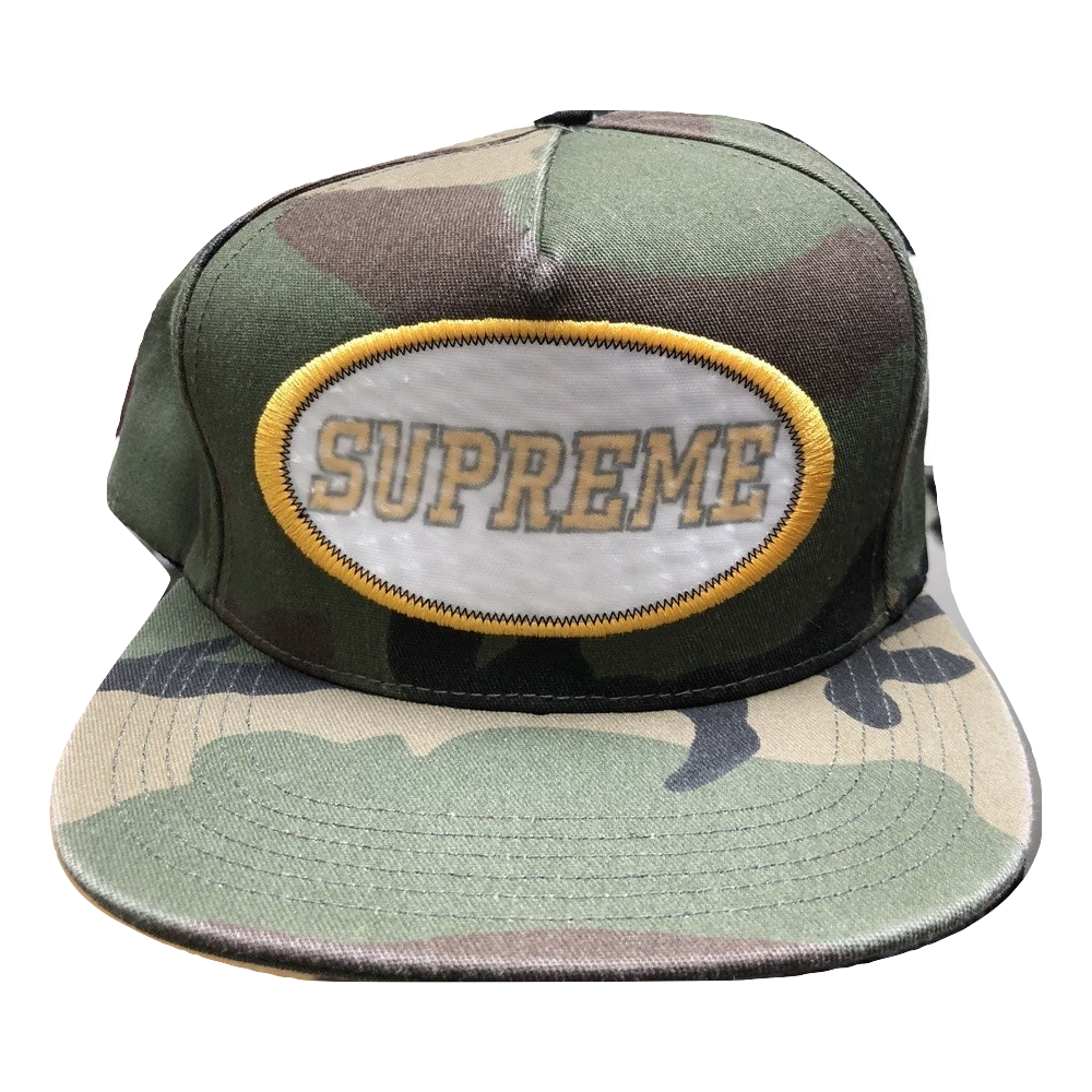 Supreme Patch Camo Snapback