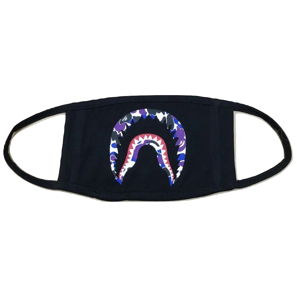 HK12th Shark Mask - Black Bape