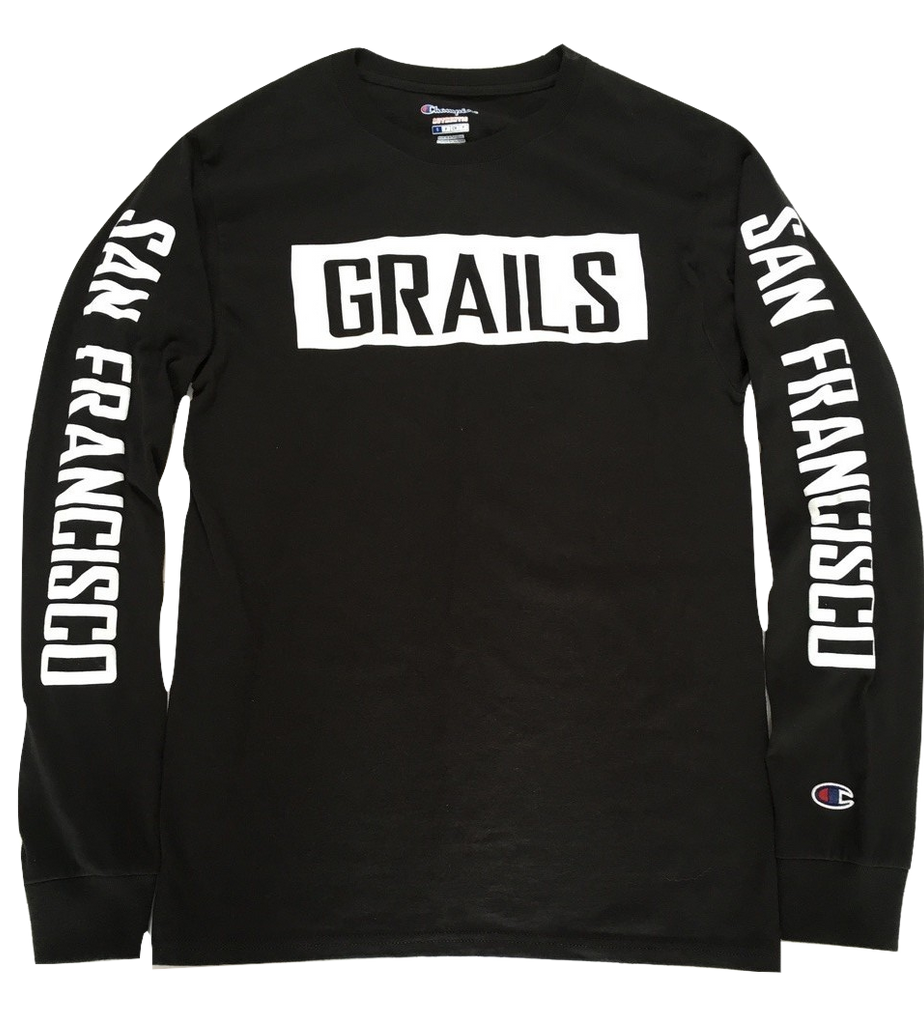 grails SF X Champion Long Sleeve - Black