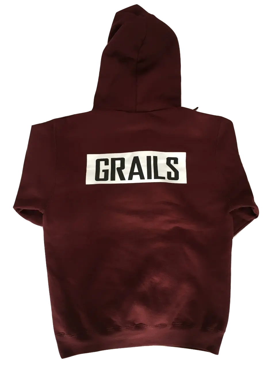 grails SF X Champion Hoodie - Burgundy grails sf