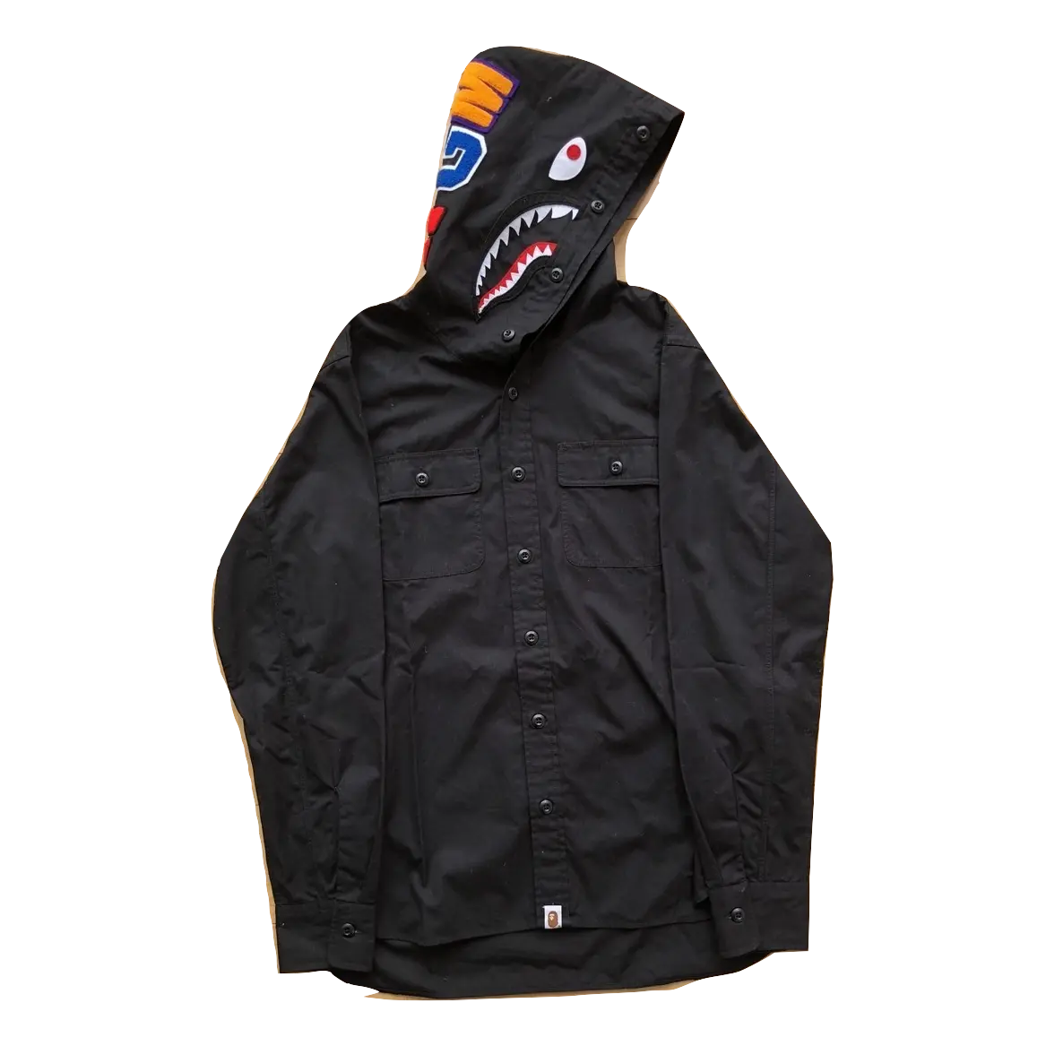 A Bathing Ape Dress Shirt - Black Bape