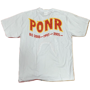 A Bathing Ape Shark PONR Tee - White Bape