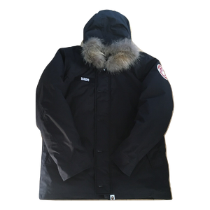 A Bathing Ape Fur Down Jacket - Black
