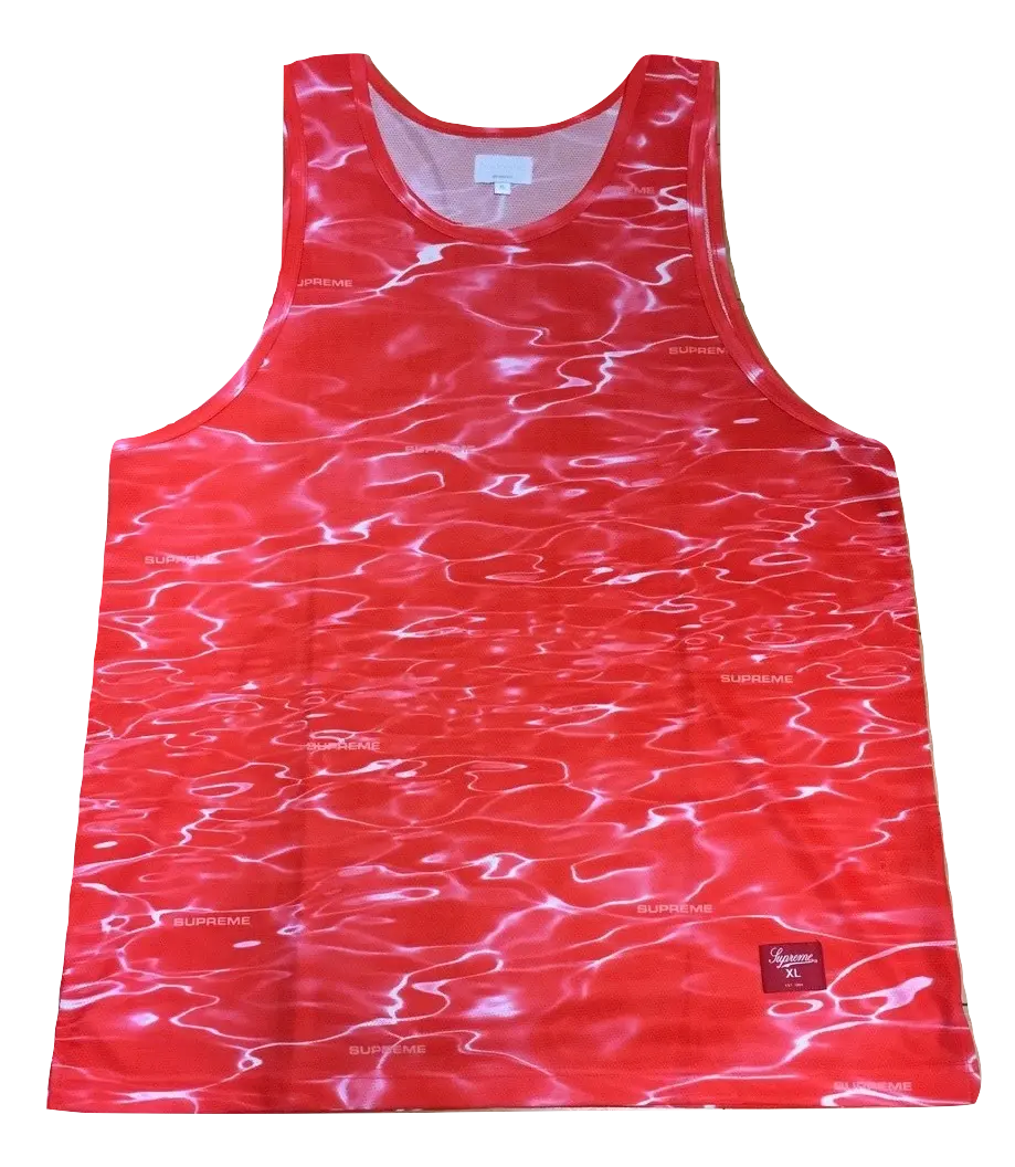 Supreme Ripple Tank Top - Peach Supreme