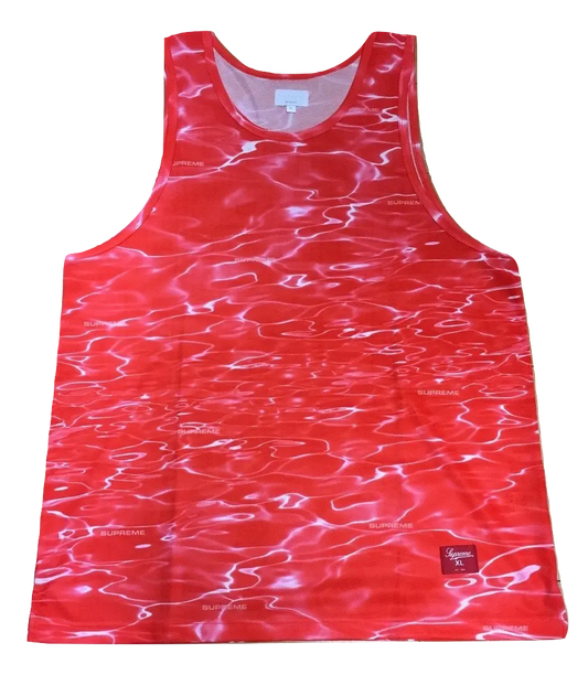 Supreme Ripple Tank Top - Peach Supreme