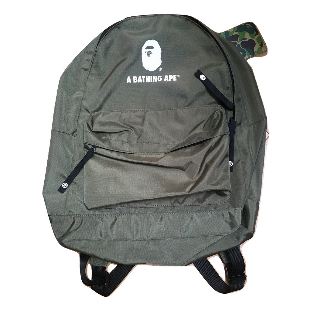 Bape Happy New Year Backpack - Olive