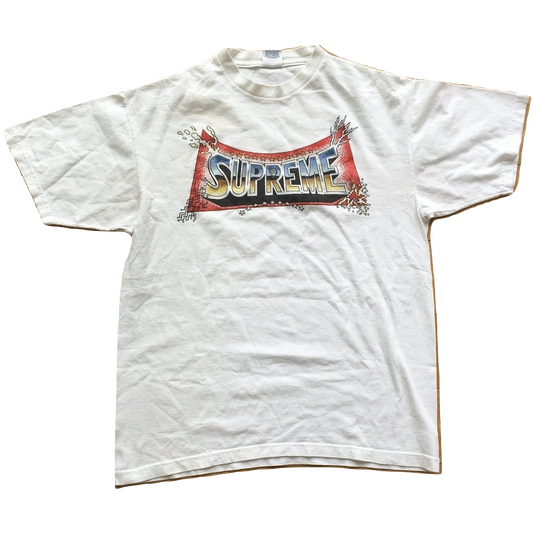 Supreme x Pedro Bell Blockbuster Tee - White