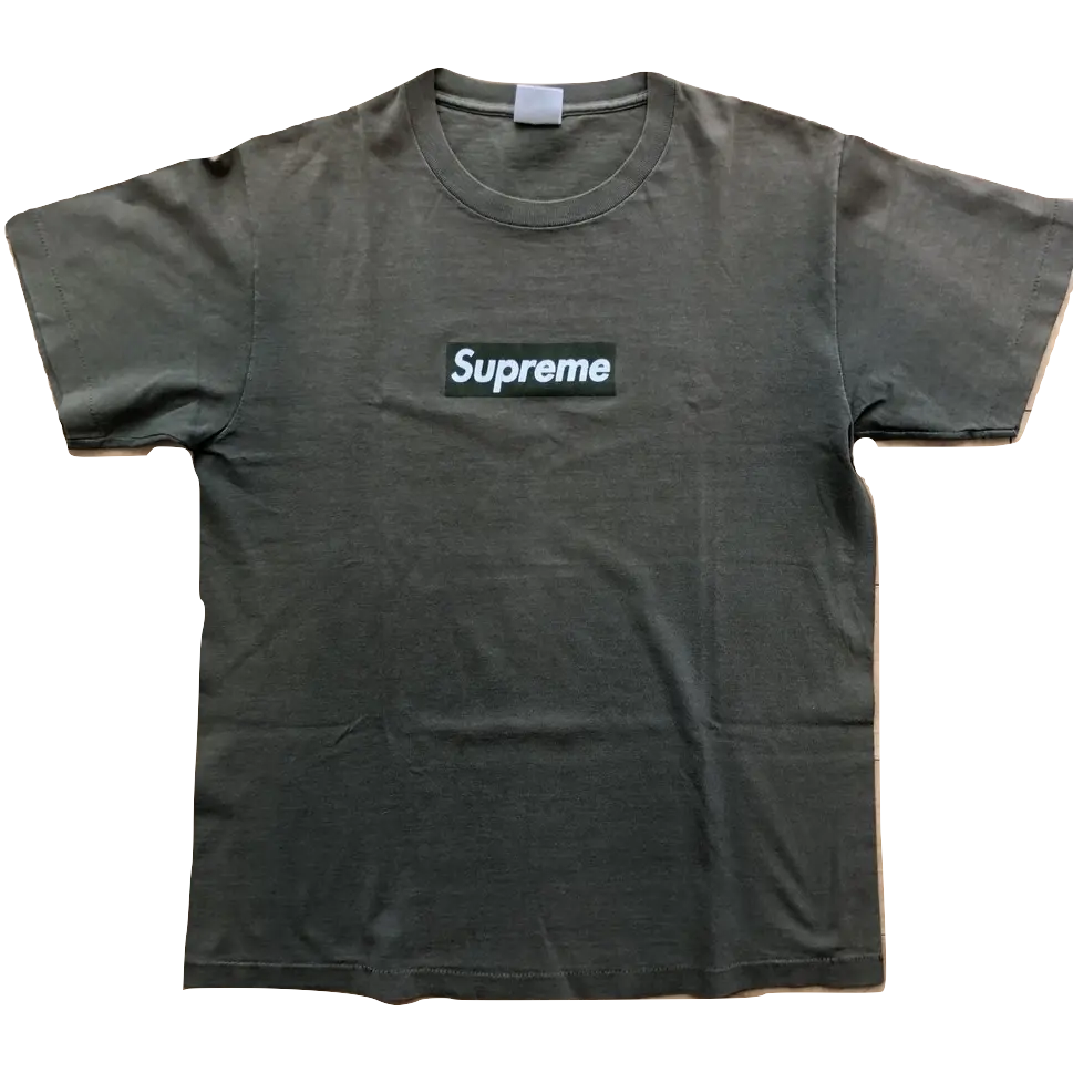 Supreme Box Logo Tee - Olive (1998) Supreme