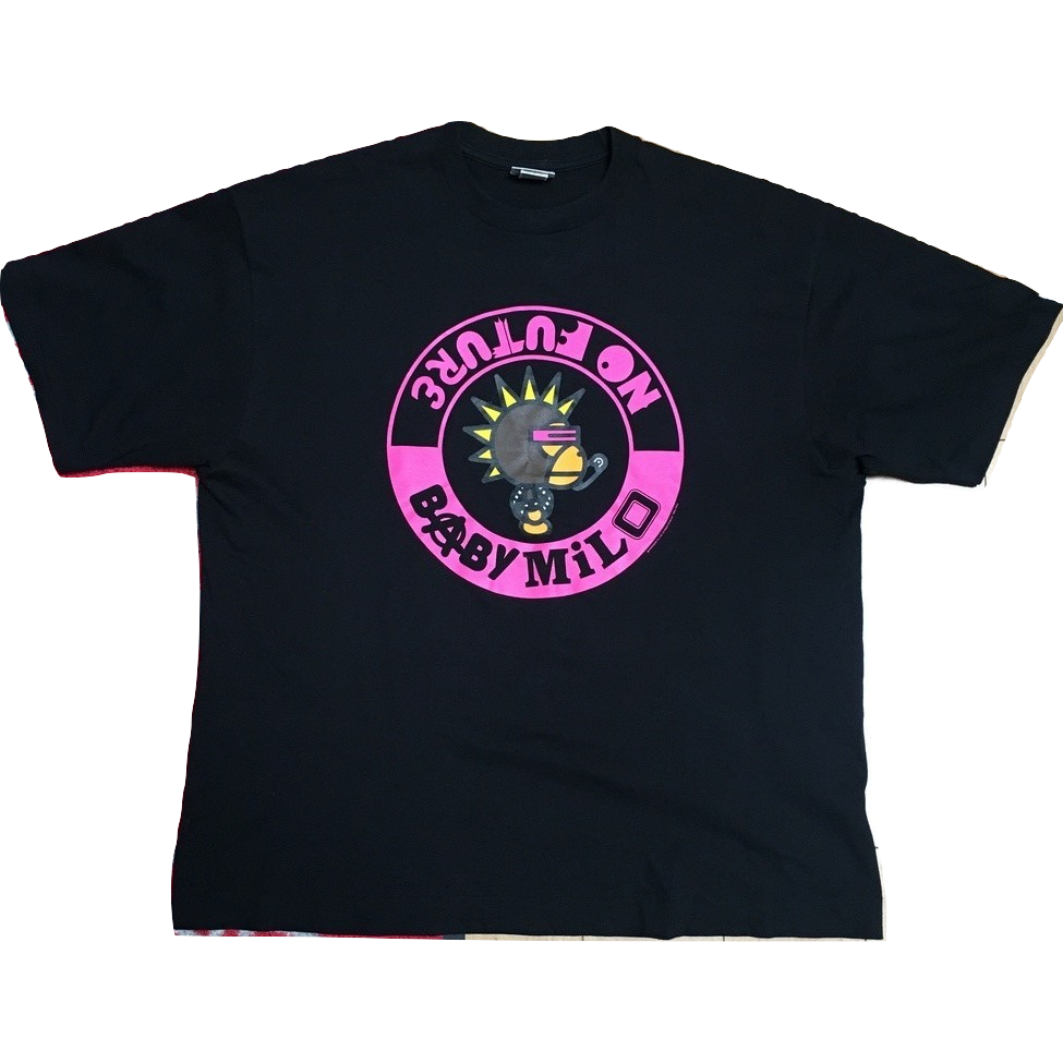 A Bathing Ape Baby Milo No Future Tee - Black
