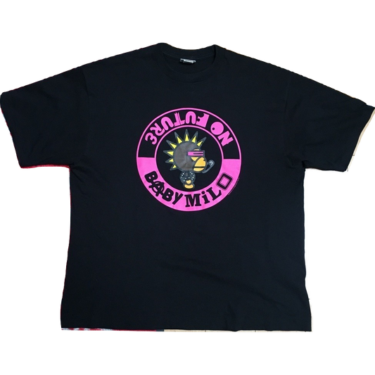 A Bathing Ape Baby Milo No Future Tee - Black - Used