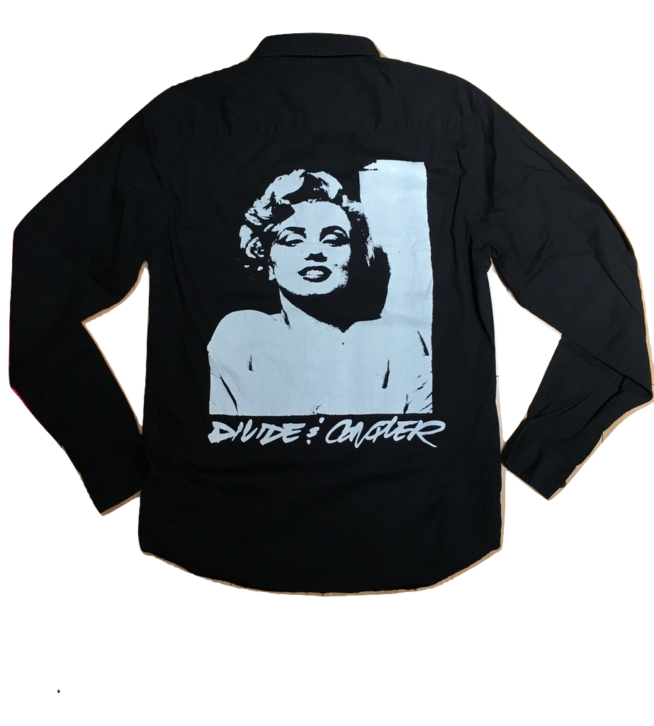 Supreme Divide And Conquer Button Up Shirt - Black - Used