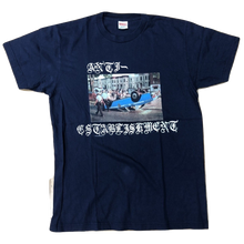 Supreme Anti Establishment Tee - Navy - Used