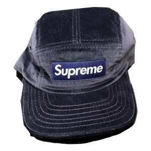 Supreme Velvet Box Logo Hat - Purple - Used