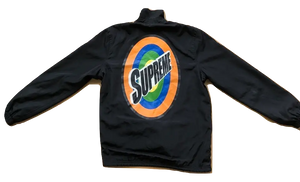 Supreme Tide Logo Coach Jacket - Black - Used Supreme