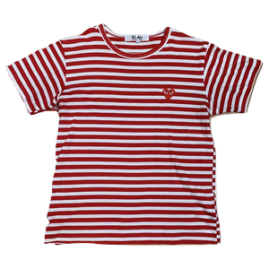 Comme Des Garcon Striped Shirt - Red