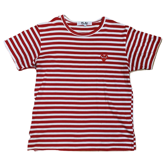Comme Des Garcon Striped Shirt - Red - Used