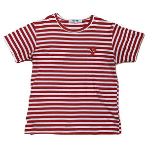 Comme Des Garcon Striped Shirt - Red - Used