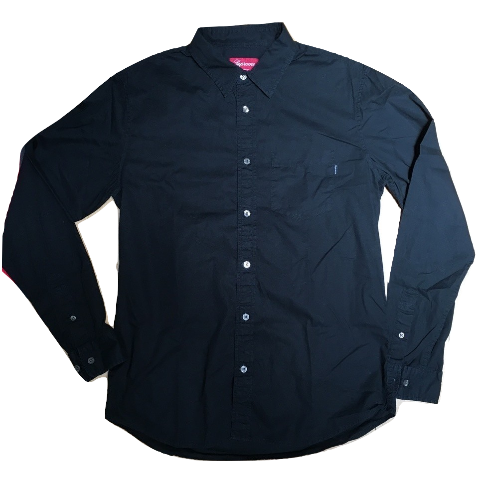 Supreme Divide And Conquer Button Up Shirt - Black
