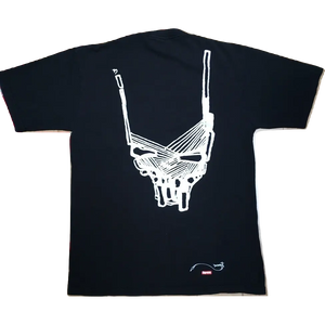 Supreme x Dondi White Skull Pocket Tee - Black - Used Supreme
