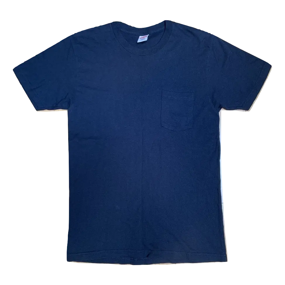 Supreme x Anti Hero Logo Pocket Tee SS14 - Navy - Used Supreme