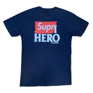 Supreme x Anti Hero Logo Pocket Tee SS14 - Navy Supreme