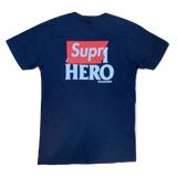 Supreme x Anti Hero Logo Pocket Tee SS14 - Navy - Used