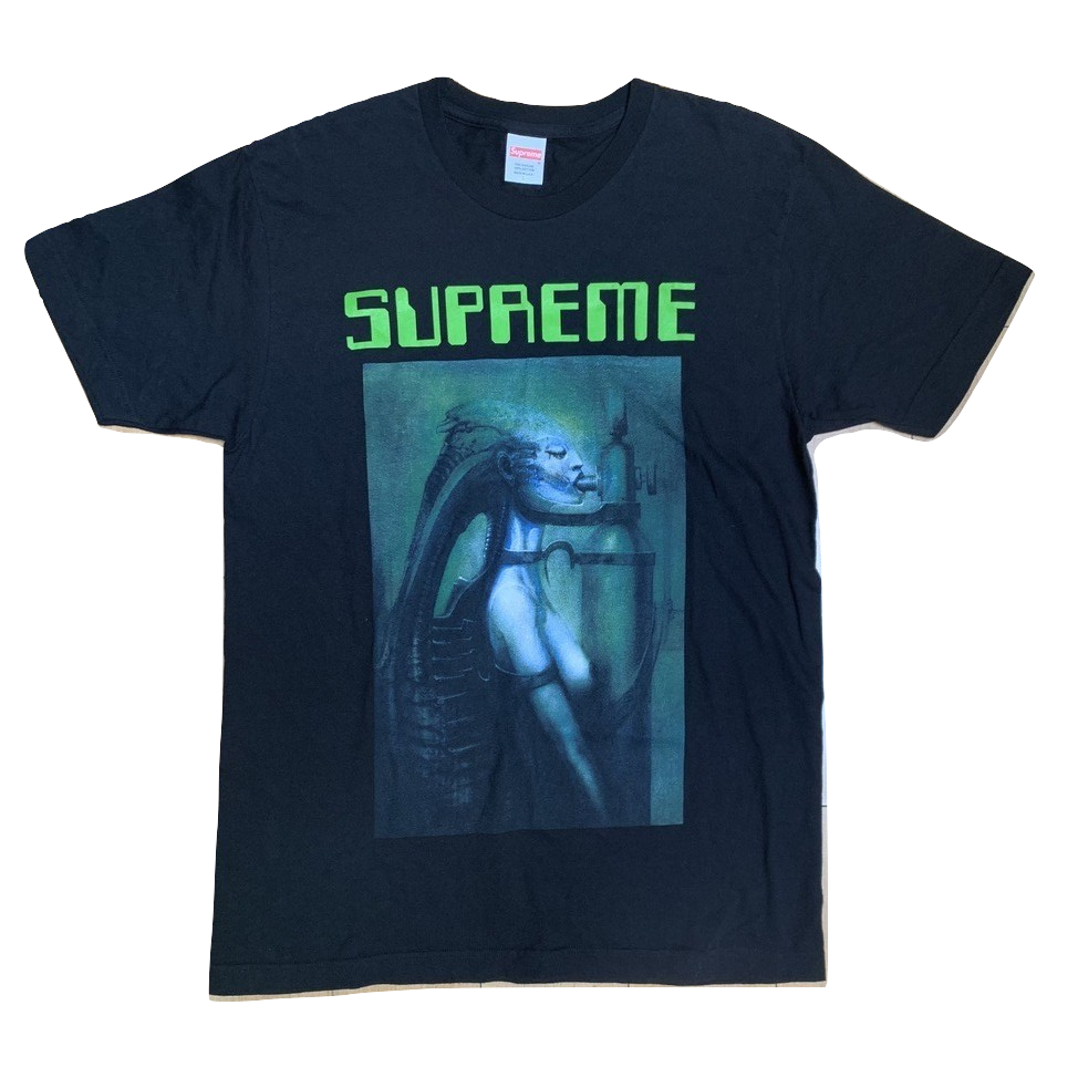 Supreme x H.R Giger Biomechanoid Tee FW14 - Black