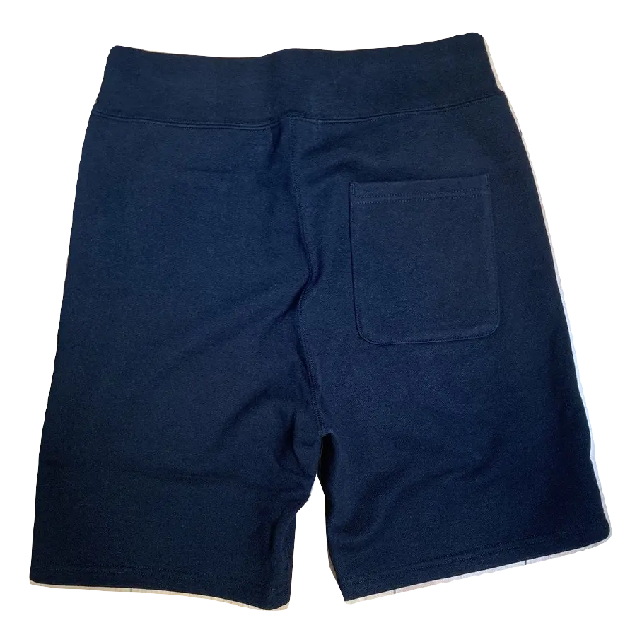 A Bathing Ape Shark Split Sweat Shorts - Black/Green Camo Bape