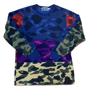 Bape Mix Camo Long Sleeve - Multi Bape