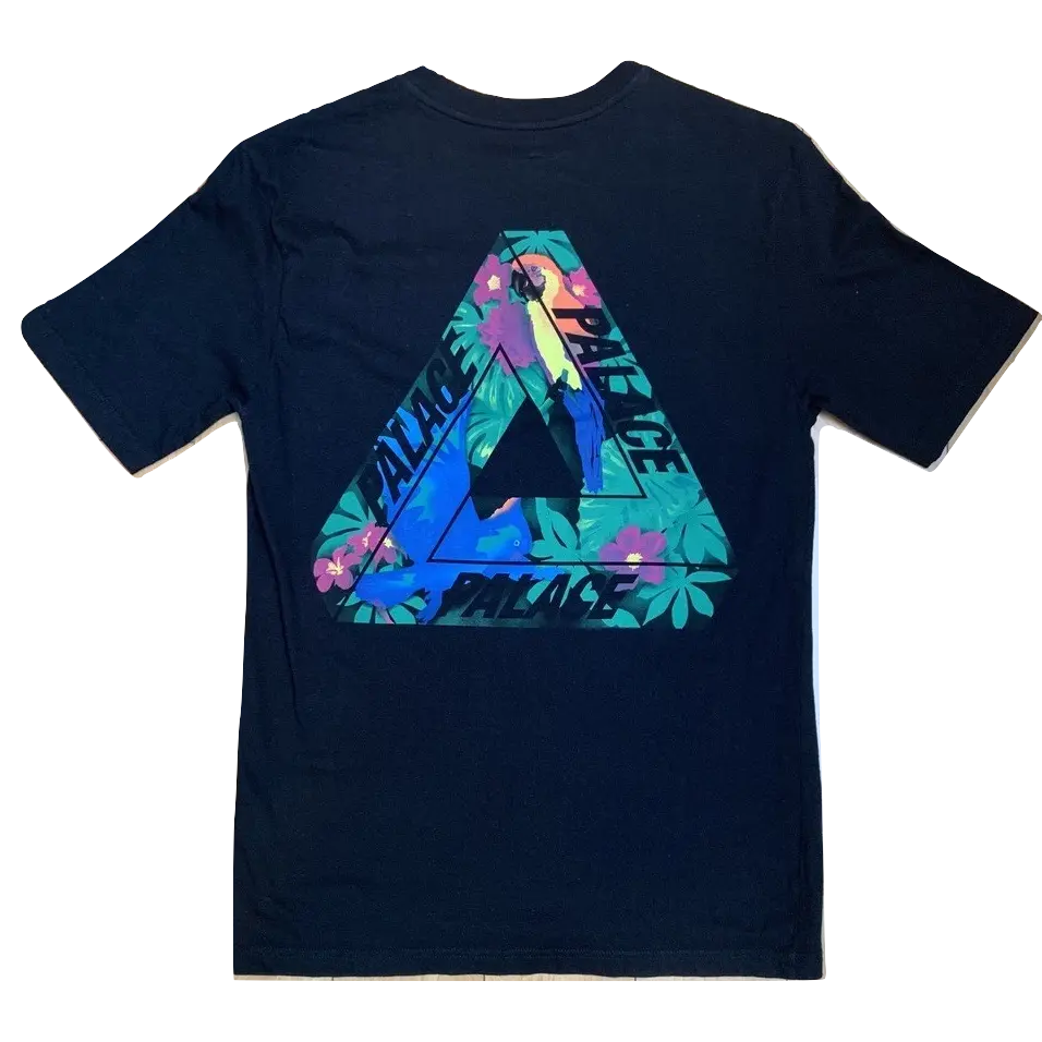 Palace Tri-Ferg Parrot Tee - Black Palace