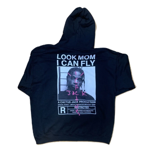 Travis Scott Rated R Custom Hoodie - Black Travis Scott