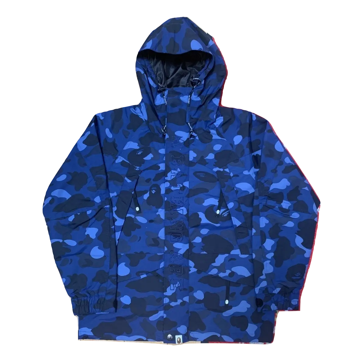 A Bathing Ape Color Camo Snowboarding Jacket - Blue Camo Bape