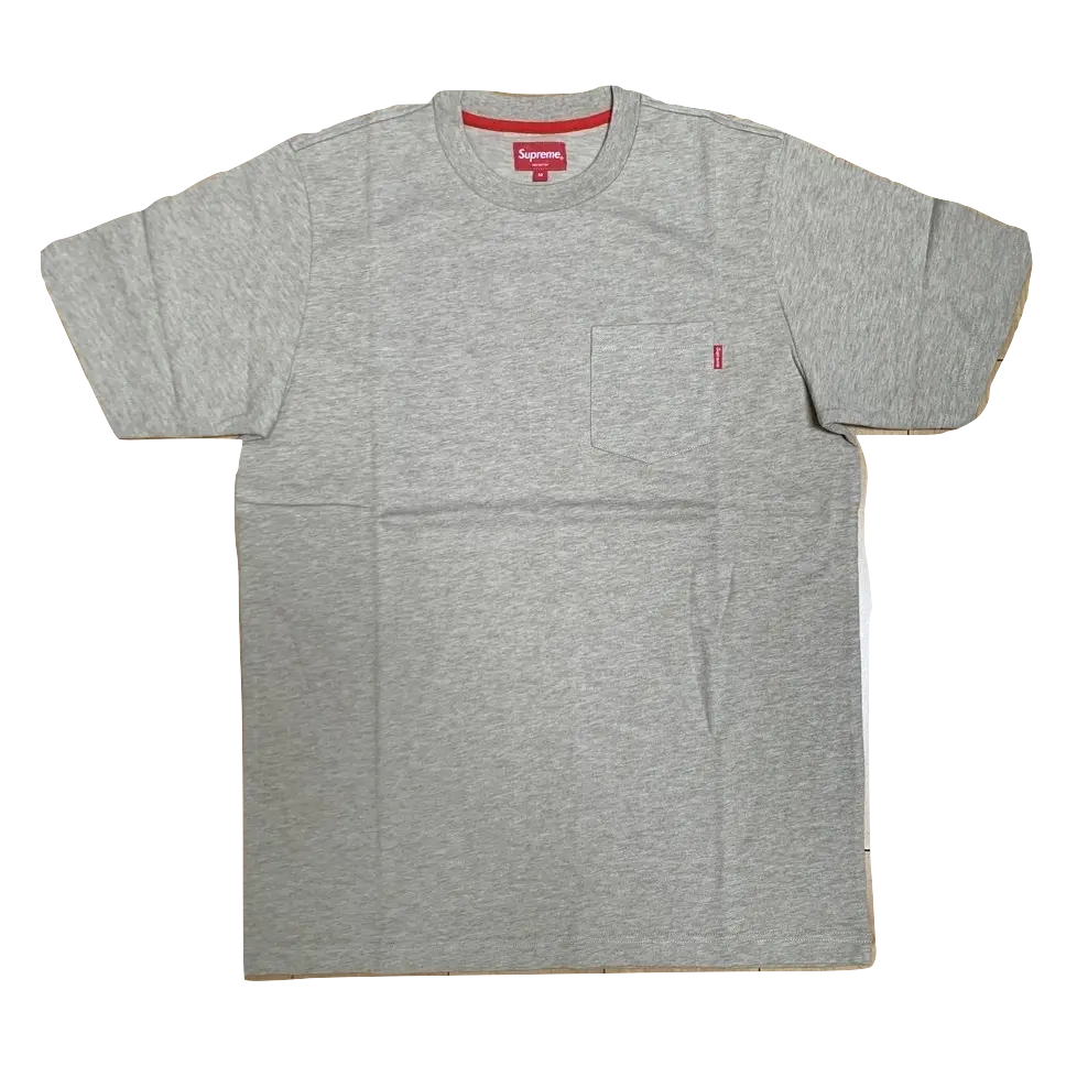 Supreme S/S Pocket Tee - Heather Tan Supreme